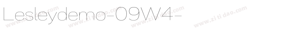 Lesleydemo-09W4字体转换 Lesleydemo-09W4字体转换