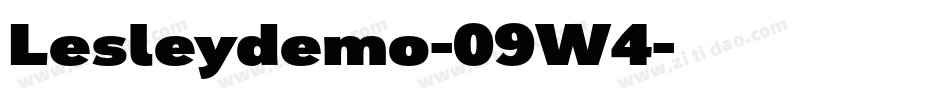 Lesleydemo-09W4字体转换 Lesleydemo-09W4字体转换