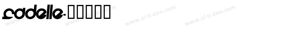 SADELLE字体转换