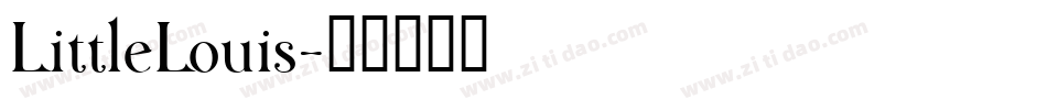 LittleLouis字体转换