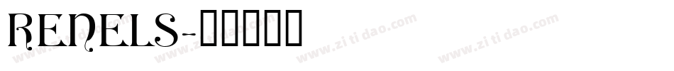 RENELS字体转换