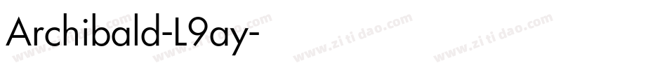 Archibald-L9ay字体转换