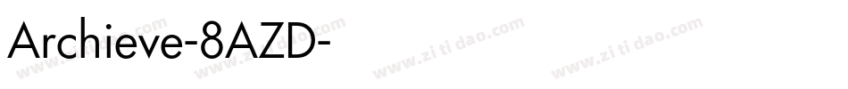 Archieve-8AZD字体转换