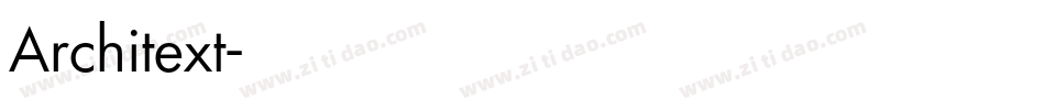 Architext字体转换