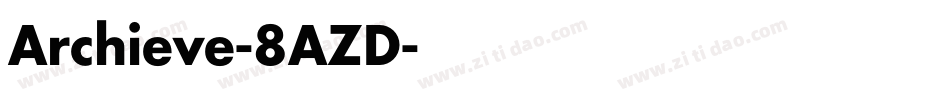 Archieve-8AZD字体转换