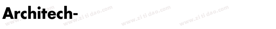 Architech字体转换