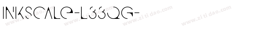 InkScale-L33qg字体转换