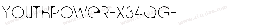 YouthPower-X34qG字体转换