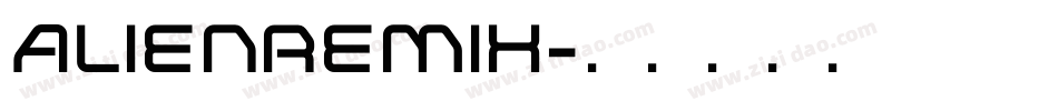 AlienRemix字体转换
