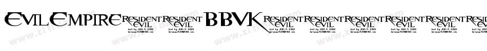 EvilEmpire-4BBVK字体转换
