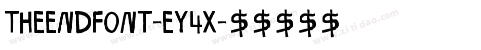 TheEndFont-ey4x字体转换