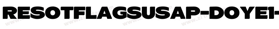 Resotflagsusap-DOYe1字体转换