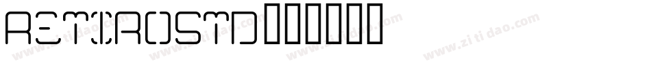 RetiroStd字体转换