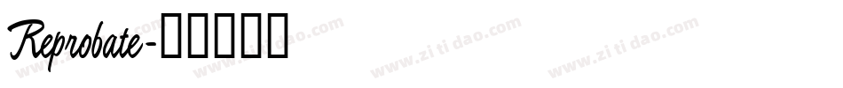 Reprobate字体转换