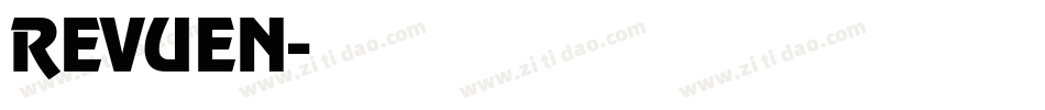 REVUEN字体转换