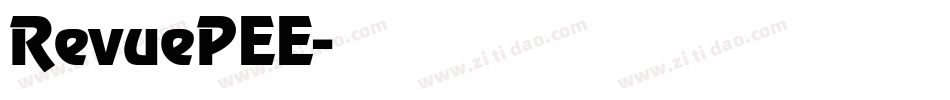 RevuePEE字体转换