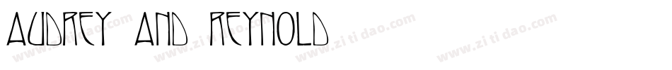 Audrey-And-Reynold字体转换