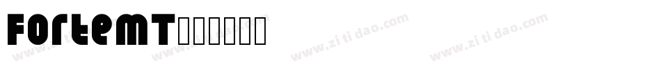 ForteMT字体转换