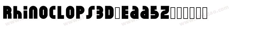Rhinoclops3D-Eaa5z字体转换