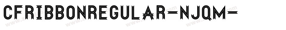 CfRibbonRegular-njqM字体转换