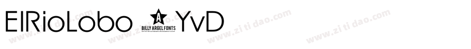 ElRioLobo-6YvD字体转换