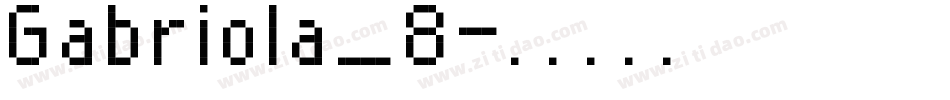 Gabriola_8字体转换