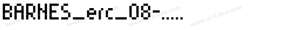 BARNES_erc_08字体转换