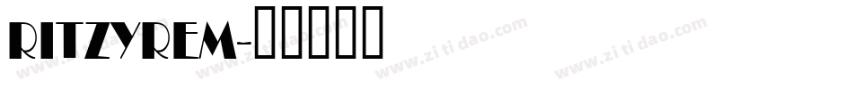 RITZYREM字体转换