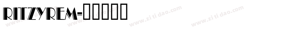 RITZYREM字体转换