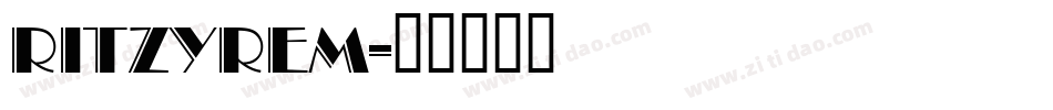 RITZYREM字体转换