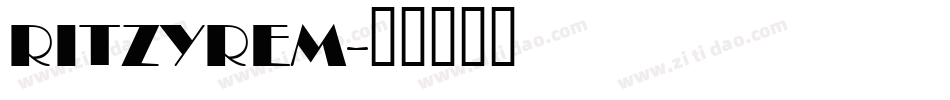 RITZYREM字体转换