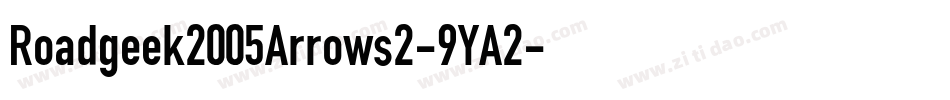 Roadgeek2005Arrows2-9YA2字体转换