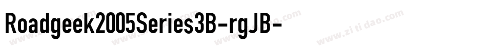Roadgeek2005Series3B-rgJB字体转换 Roadgeek2005Series3B-rgJB字体转换