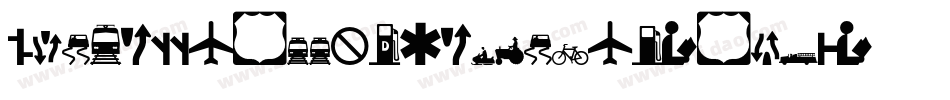 Roadgeek2005Signbacks-2OlW字体转换 Roadgeek2005Signbacks-2OlW字体转换