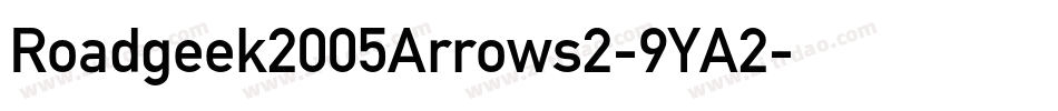 Roadgeek2005Arrows2-9YA2字体转换