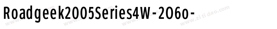 Roadgeek2005Series4W-2O6o字体转换 Roadgeek2005Series4W-2O6o字体转换