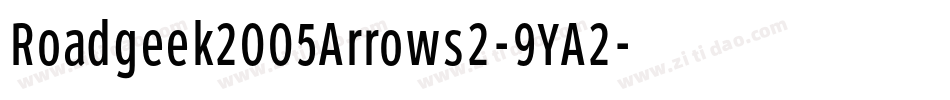 Roadgeek2005Arrows2-9YA2字体转换