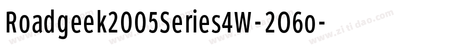 Roadgeek2005Series4W-2O6o字体转换 Roadgeek2005Series4W-2O6o字体转换