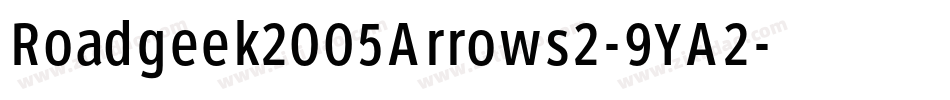 Roadgeek2005Arrows2-9YA2字体转换