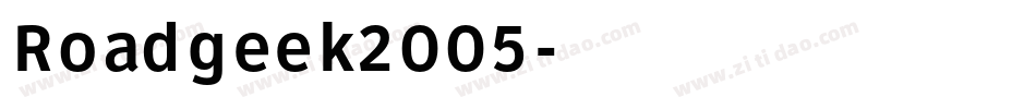 Roadgeek2005字体转换