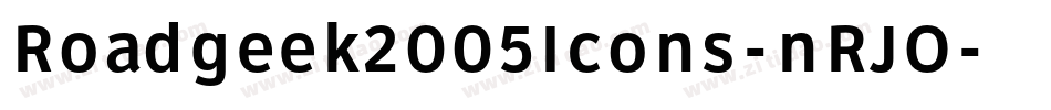 Roadgeek2005Icons-nRJO字体转换 Roadgeek2005Icons-nRJO字体转换