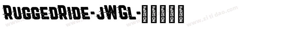 RuggedRide-jWGl字体转换