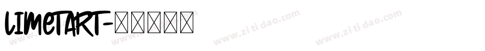 limetart字体转换