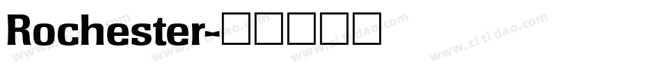 Rochester字体转换