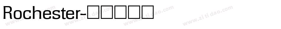 Rochester字体转换
