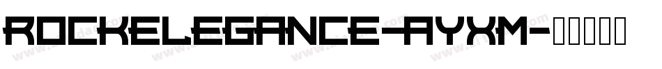 RockElegance-AyXM字体转换