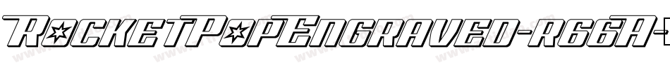 RocketPopEngraved-r66A字体转换