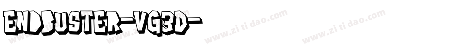Endbuster-vg3D字体转换