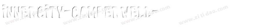 InnerCity-Camberwell字体转换