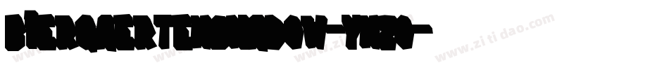 BiergaertenShadow-Yn2O字体转换